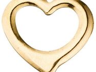 JOBO Herzanhänger Anhänger Schwingherz, 585 Gold