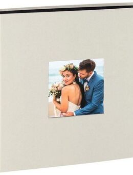Hama Fotoalbum Singo Jumbo Foto Album 30 x 30 cm, 100 schwarze Seiten