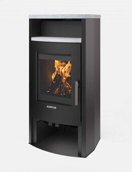 JUSTUS Kaminofen Lara, 6,5 kW, Zeitbrand, Stah