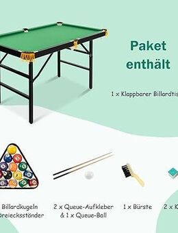 Verkaufe Billardtisch für Kinder, Jugendliche und Erwachsene - Lörrach