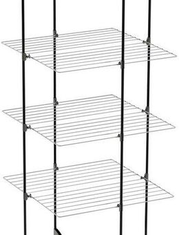 Bischof Colombo Turmwäscheständer Alpina 40, Trockenlänge 40 m, 4 Rollen, Aluminium