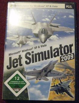 Jet Simulator 2009, tolles PC-Spiel für Liebhaber von Flugspielen, OVP, USK ab 12 Jahren, Versand gegen Aufpreis möglich, 4 € - Unterleinleiter