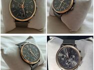 Chronograph eleganter Herren-Uhr Edelstahl & Datumzeige OVP Box! - Gladbeck