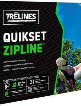 TRELINES Rutsche Seilrutsche mit Bremse (30 m + Schnellaufbau)