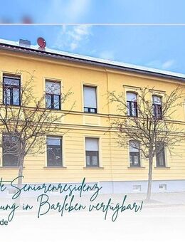Charmante Seniorenresidenz: Freundliche 1-Raum-Wohnung in Barleben verfügbar! - Barleben