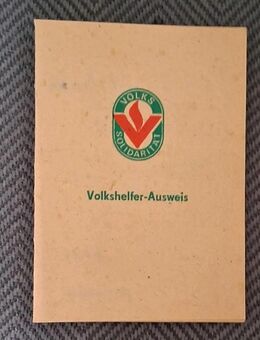 DDR Volkshelfer - Ausweis - Görlitz