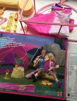 Barbie Mattel Original Vintage Outdoor Fun Set Camping 1990er Jahre Sammler - Fulda