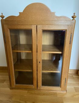 Kleine Glasvitrine aus Eiche antik - Altdorf (Nürnberg)