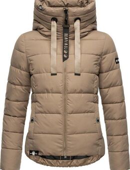Navahoo Steppjacke Amayaa stylische Damen Winterjacke mit coolen Applikationen