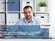 Lohn- und Gehaltsbuchhalter / HR Payroll Specialist (m/w/d) Vollzeit / Teilzeit - Metzingen
