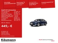 Audi A3, Limousine 35TFSI advanced, Jahr 2024 - Mosbach