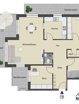 DIE TRAUMHAFTE / DONAUBLICK / 4 ZIMMER / PENTHOUSE / DONAUESCHINGEN / HAUS E - Donaueschingen