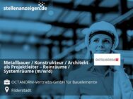 Metallbauer / Konstrukteur / Architekt als Projektleiter – Reinräume / Systemräume (m/w/d) - Filderstadt