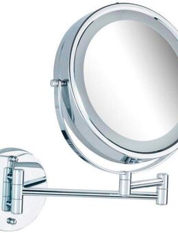 WENKO Wandspiegel Lumi, 5-fach Vergrößerung