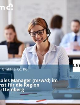 Regional Sales Manager (m/w/d) im Außendienst für die Region Baden-Württemberg - Stuttgart
