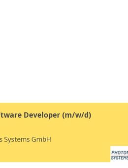 (Senior) Software Developer (m/w/d) - Krailling