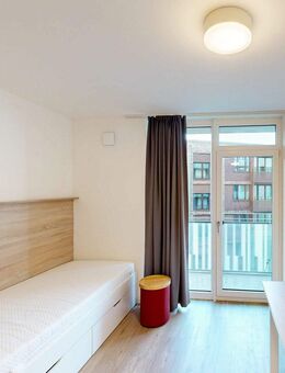 Zentral gelegenes 1-Zimmer-Apartment mit Balkon - Hamburg