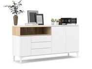 INOSIGN Sideboard Roommers, Anrichte, Kommode, Stauraum, Kommode, Breite 176 cm, Höhe 90 cm, 1 offenes Fach mit Rahmen-Optik