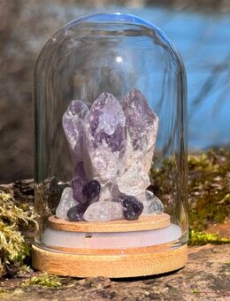 Amethyst Bergkristall Einzugsgeschenk esoterisch spirituelle Geschenke Feng Shui - Rosenheim