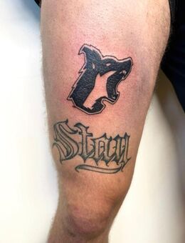 Wolf Tattoo & Symbolmotive ab 80 € – Blackwork Tattoos in Saarbrücken - Saarbrücken