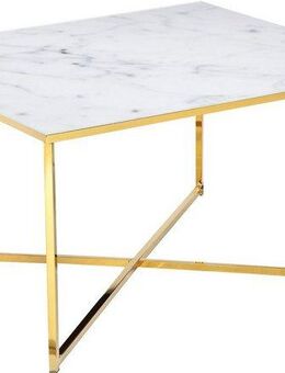 SalesFever Couchtisch Caorle Coffeetable im eleganten Stil, Eleganz trifft Funktion: Tischplatte in Marmoroptik