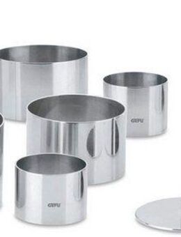 GEFU Speisering FORMIDABLE, Edelstahl, (Set, 10 tlg., 6 Speiseringe, 3 Ausstecher, 1 Griff), aus Edestahl