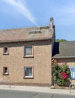 Reizvolles Einfamilienhaus mit Modernisierungspotential auf großem begrüntem Grundstück bei Krostitz - Krostitz