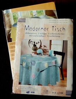 2 dekorative 2 teilige Tischwäsche Sets, neu- in OVP in runder und rechteckiger Form - Niederfischbach