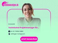 Technischer Projektmanager für internationale Vertriebsprojekte (w/m/d) - Jettingen-Scheppach