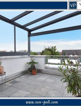 Neuwertige Dachgeschosswohnung mit Klimaanlage, Garage, Stellplatz und Fahrradraum - Mutterstadt