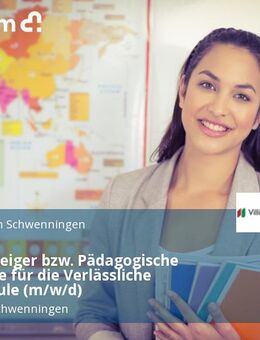 Quereinsteiger bzw. Pädagogische Fachkräfte für die Verlässliche Grundschule (m/w/d) - Villingen-Schwenningen