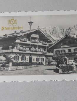 alte Postkarte vom Hotel Stanglwirt in Tirol - Stuttgart