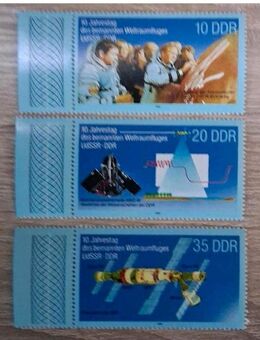 Briefmarken DDR 1988 10 Jahre Weltraum Lot postfrisch - Görlitz