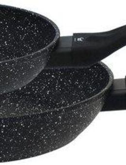 Elo Pfannen-Set Granit Passion 2-teilig, Aluminium (Set, 2-tlg., je 1 Bratpfanne Ø 20/28 cm), Induktion