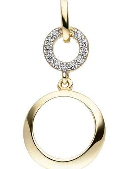 JOBO Kettenanhänger Anhänger mit Zirkonia, 375 Gold