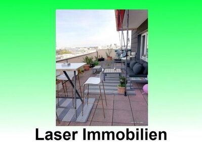 WOB: ruhige Traumwohnung im Zentrum (Ecke Porschestraße), 5.OG, 4Zi, 147m², Terrasse 50m² + Balkon