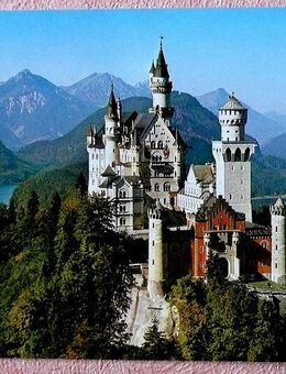 Farbige Ansichtskarte Königsschloß Neuschwanstein - Niederfischbach