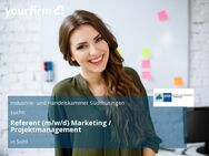 Referent (m/w/d) Marketing / Projektmanagement - Suhl