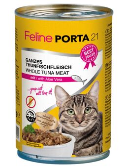 Sparpaket Feline Porta 12 x 400 g - Thunfisch mit Aloe (getreidefrei)