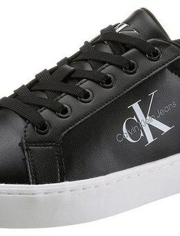 Calvin Klein Jeans CLASSIC CUPSOLE LACEUP LOW LTH Sneaker mit kontrastfarbigen Logodruck, Freizeitschuh, Halbschuh, Schnürschuh