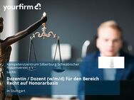 Dozentin / Dozent (w/m/d) für den Bereich Recht auf Honorarbasis - Stuttgart