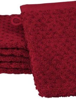 ROSS Waschhandschuh Harmony, Frottier (Packung, 6-St), 100 % Baumwolle, Hoch Tief Struktur, viele Farben