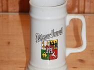 Pilsener Urquell Bierkrug Steinzeug Steingut Keramik 0,5 L neuwertig - Borken