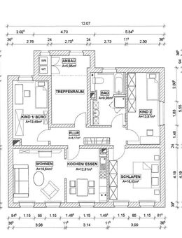 Erstbezug nach Modernisierung: 4Raum Wohnung in Zwickau/Auerbach - Zwickau