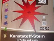 Faltbarer Kunststoffstern außen und innen 60 cm LED Timer neu Deko - Amberg