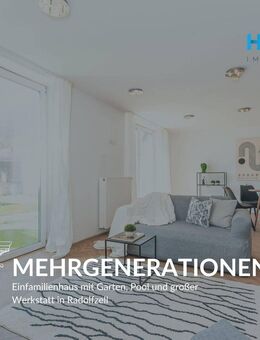MEHRGENERATIONENHAUS - Einfamilienhaus mit Garten, Pool und großer Werkstatt in Radolfzell - Radolfzell (Bodensee)