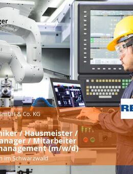 Haustechniker / Hausmeister / Facility-Manager / Mitarbeiter Gebäudemanagement (m/w/d) - Furtwangen (Schwarzwald)