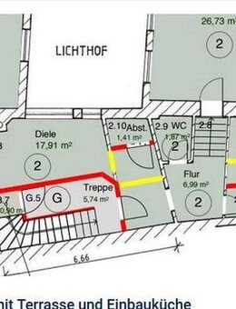 Wunderschöne Altstadt Wohnung, neu renoviert 145 qm mit kleiner Dachterrasse - Stockach