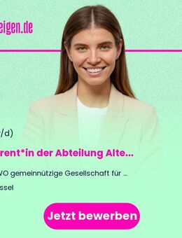 Referent*in der Abteilung Altenhilfe für den Bereich Hauswirtschaft (m/w/d) - Kassel