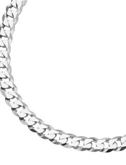 Smart Jewel Panzerkette Panzerkette diamantiert, massiv, Silber 925
